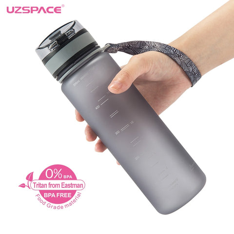 500/650/1000ml Sports Water Bottle Protein Shaker BPA FREE